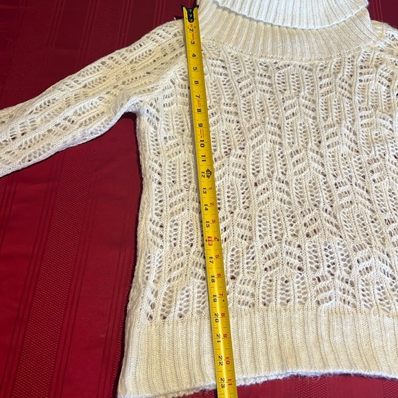 Roz & Ali Women’s sweater - cream and silver glitter - Picture 10 of 11
